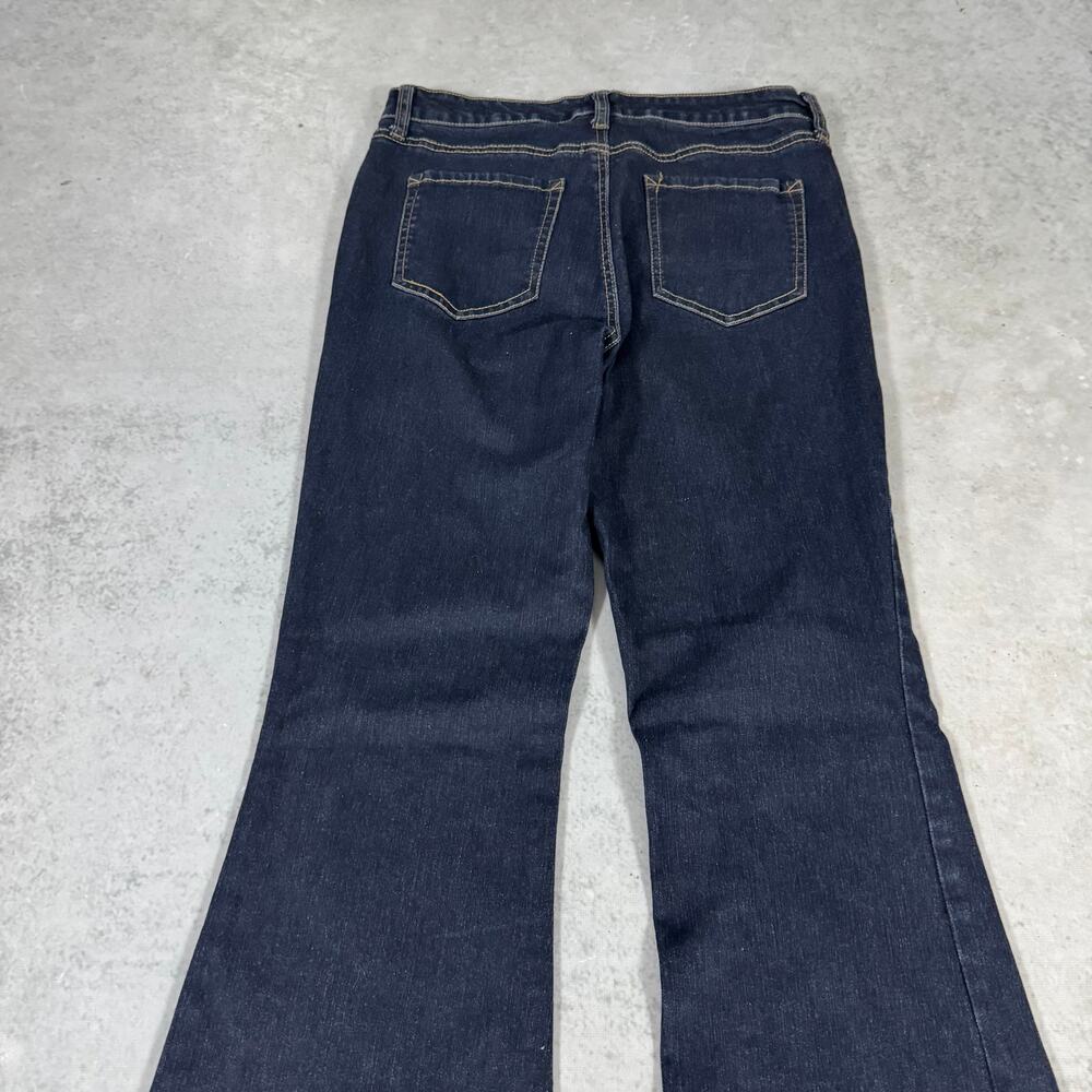 High Rise Flare Scoop Bootcut Womens Jeans Size: 10 - Picture 12 of 13